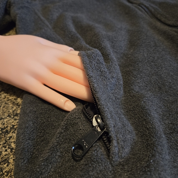 Columbia Sportwear Fleece Jacket Gray Full Zip Closure Women size S - Picture 9 of 14